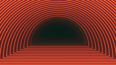 Neon-red-crescent-shape-in-vertigo-style