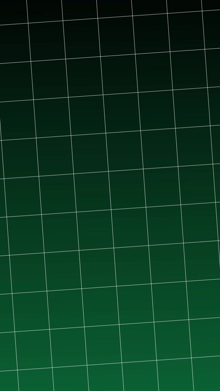 Abstract Green Gradient Background with White Grid Pattern