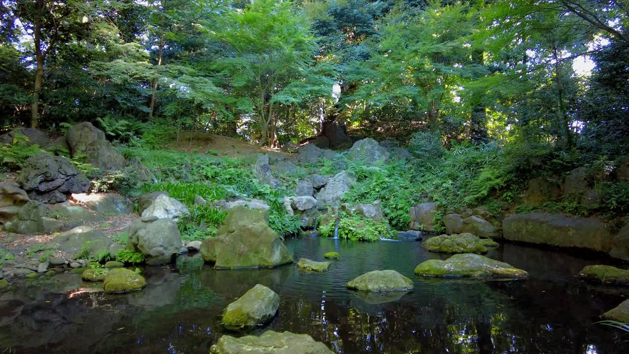 리쿠기엔 정원의 아름다운 풍경