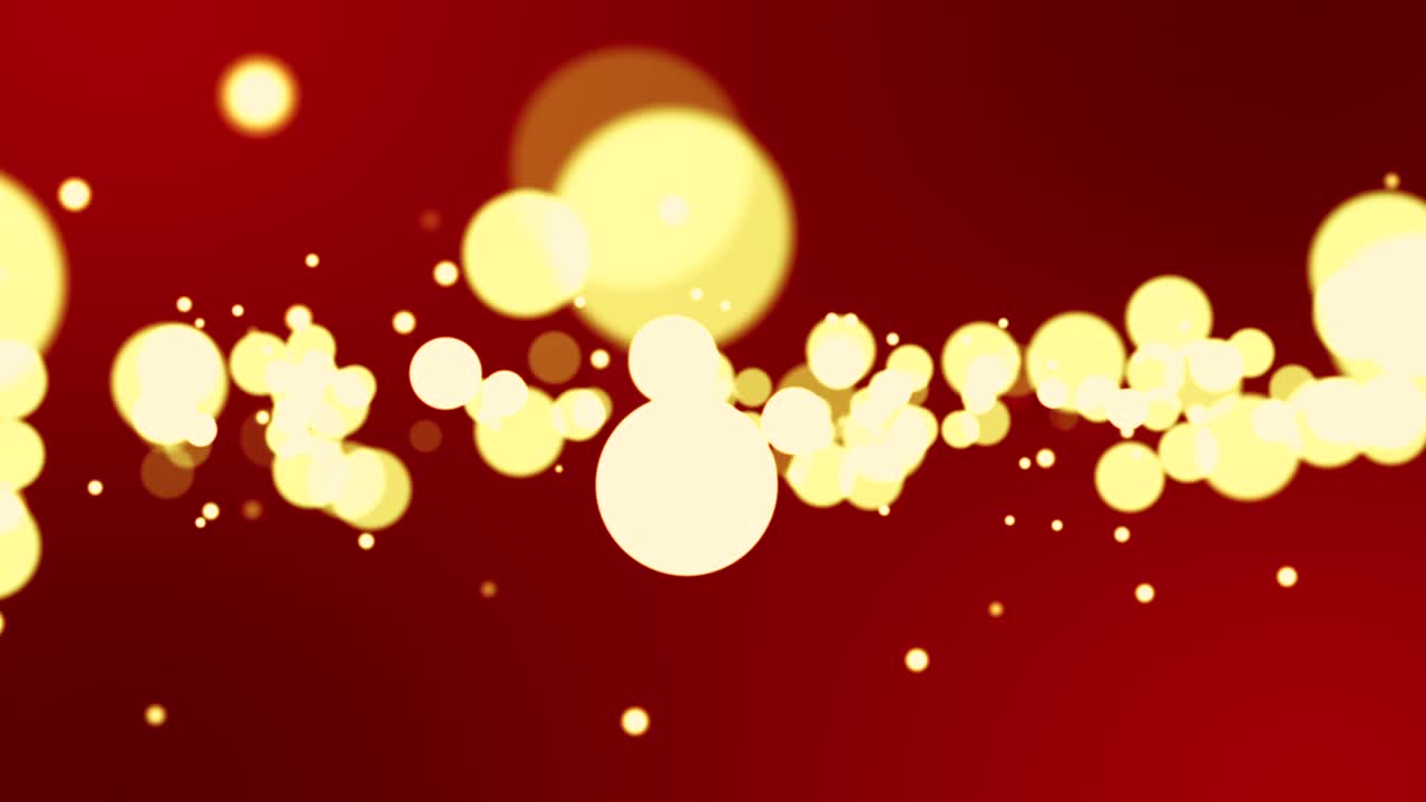 빨간색 입자, 4k 영상