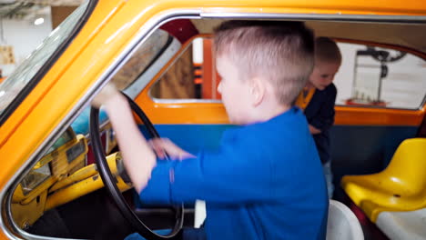 school kids playing at a science centre
