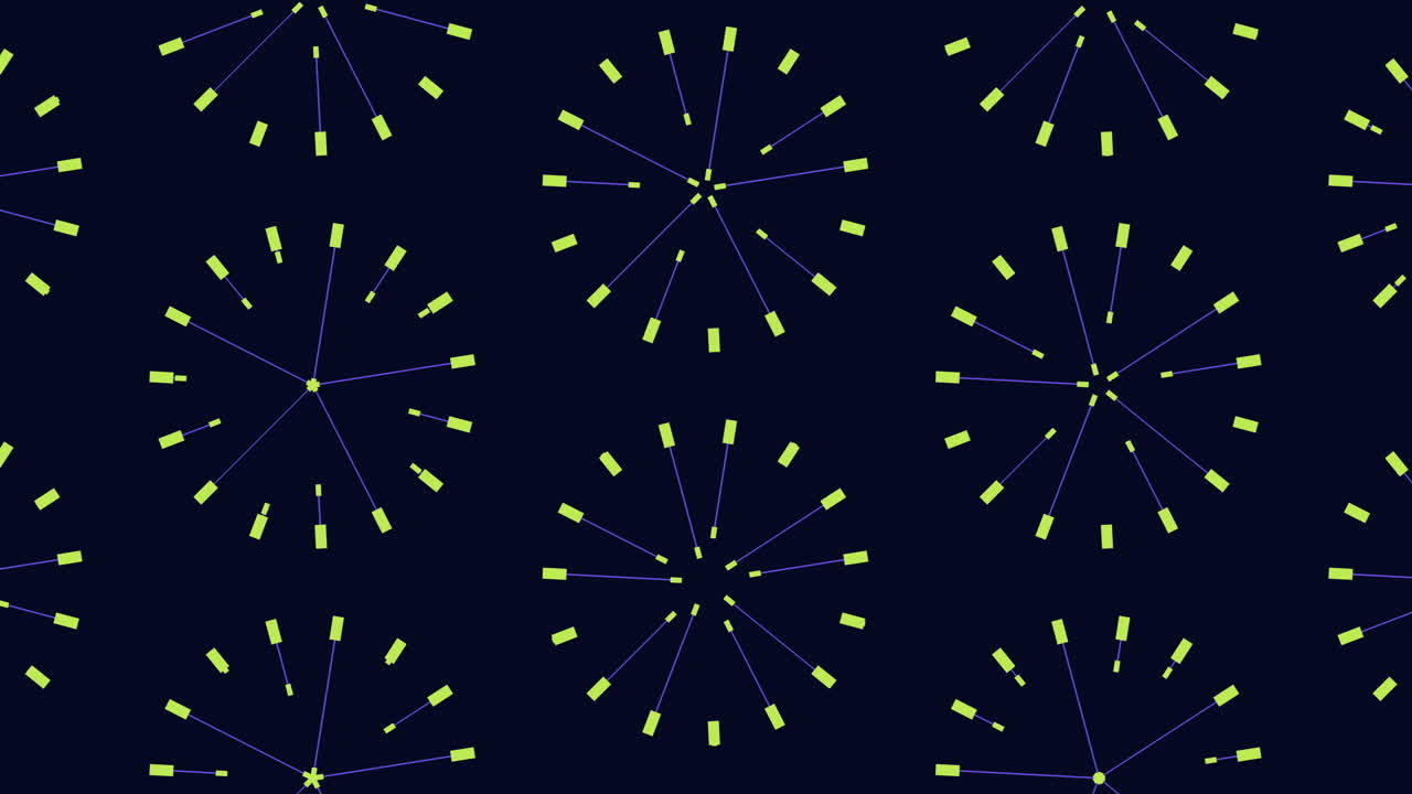 patrón celeste con relojes y elementos estelares