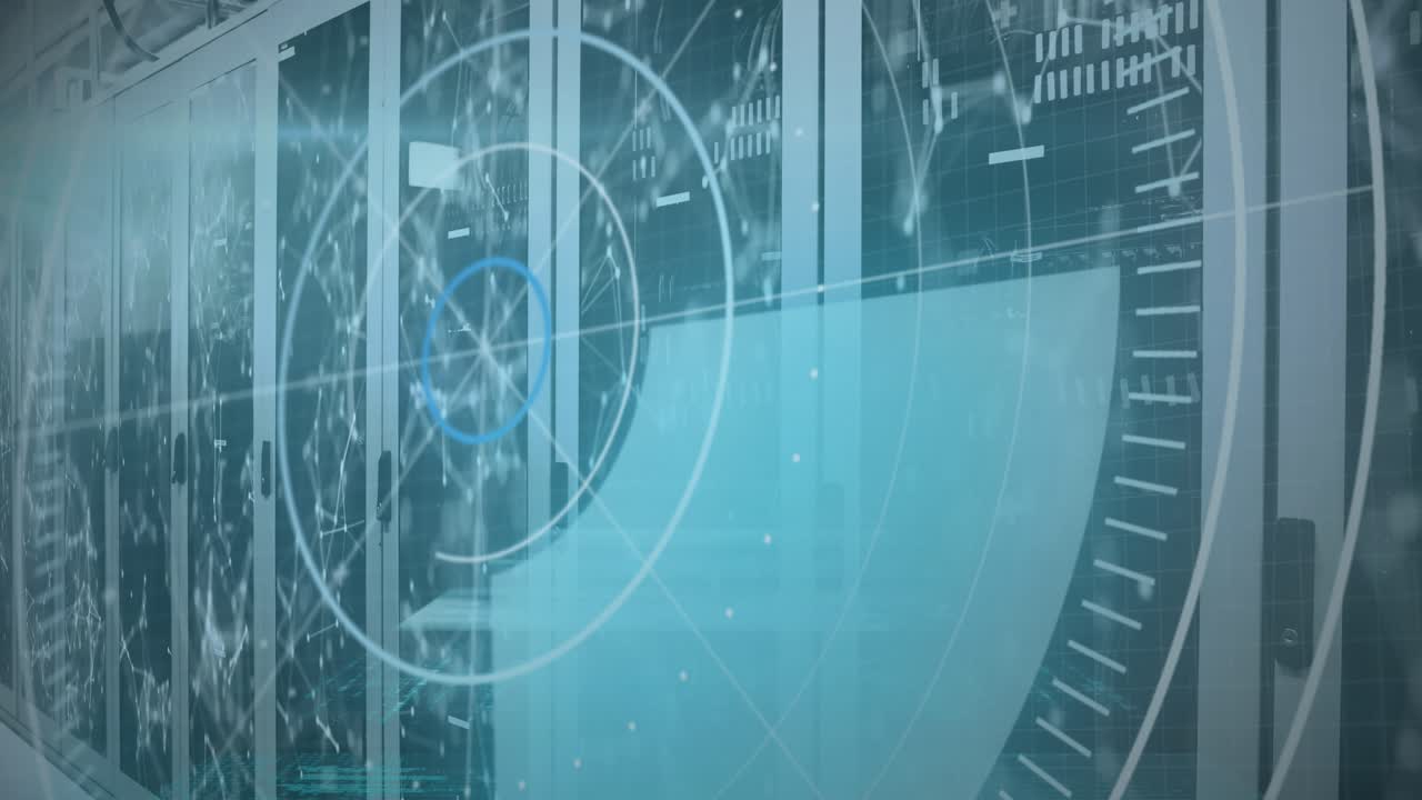 Animation of scope scanning and data processing over computer servers