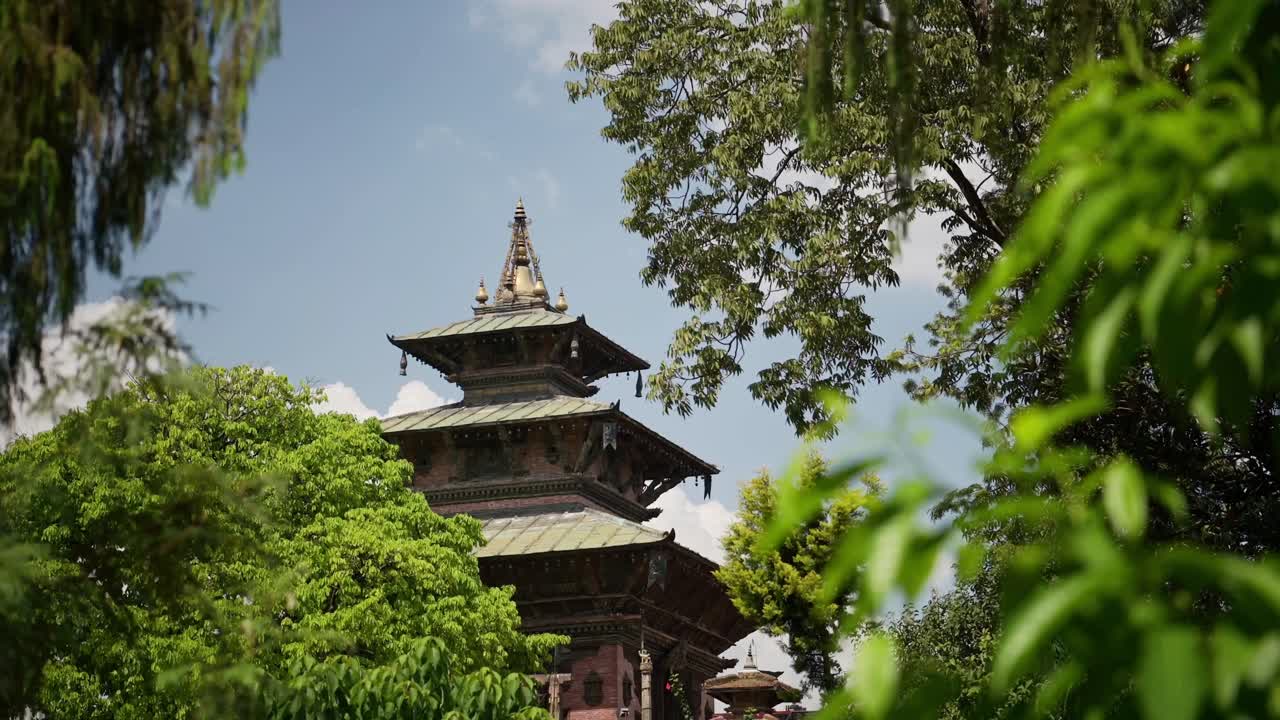 Old Buildings in Kathmandu Nepal, Beautiful Architecture in Durbar Square in the Historic Popular Travel Destination and Tourist Landmark, a Unesco World Heritage Site in Kathmandu City