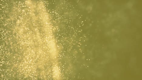 golden particles abstract background