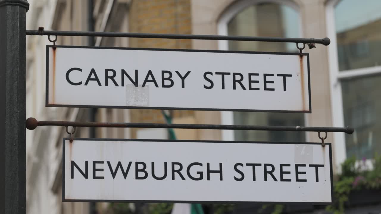 Carnaby Street Sign Newburgh Street Popular Street signs
