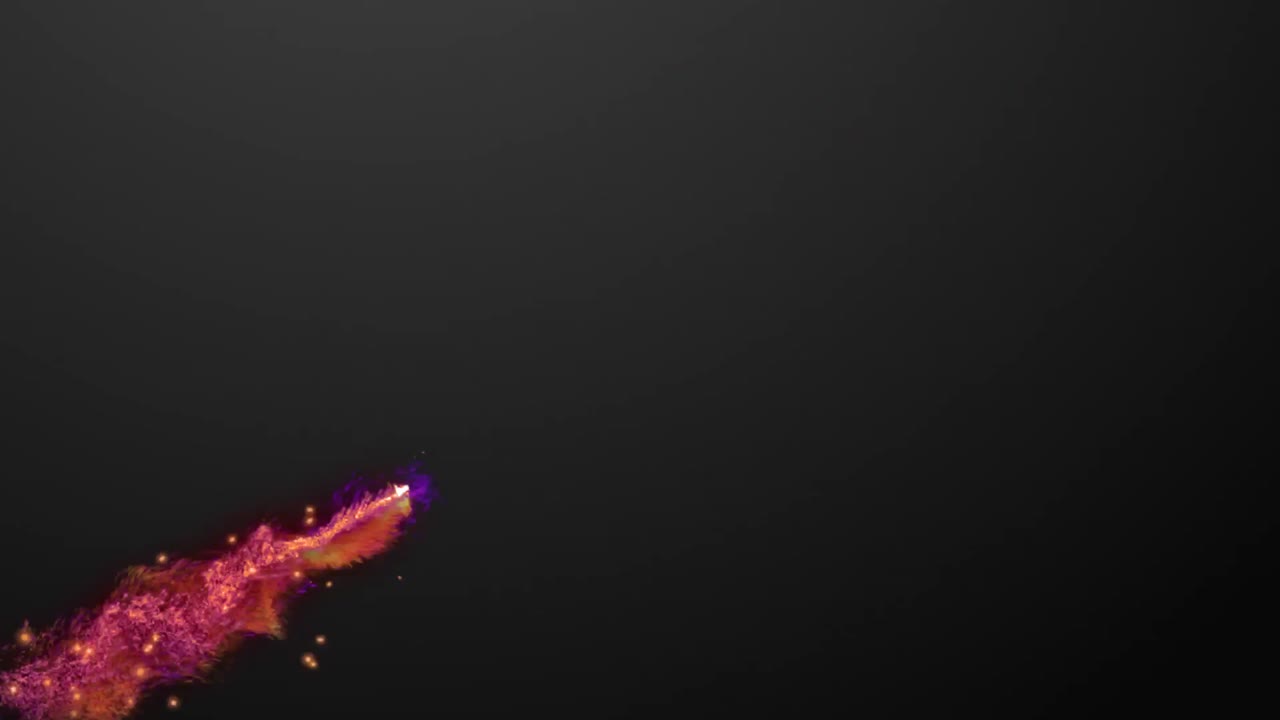 fuegos artificiales brillantes rosados disparando a través de una pelota