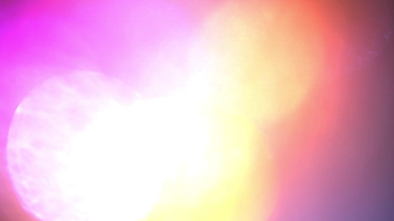 Abstrakte Lichtlecks und Lens-Flare-Übergang