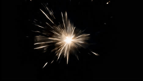 Sparkler animated overlay, transparent 4K video, alpha channel, ProRes 4444
