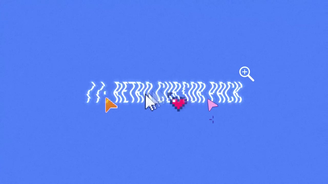 Retro Pixel Art and Computer Interface Elements