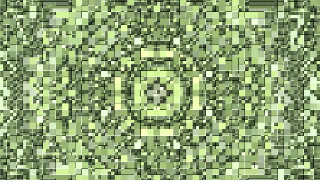 hermosa, radiante luz abstracta que regula el movimiento de todos los colores sutiles de los puntos brillantes, fondo negro