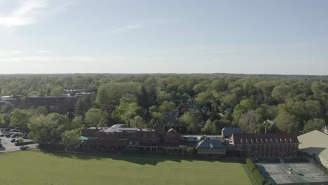 Club-De-Cricket-Merion---Haverford,-Imágenes-De-Drones-Pa