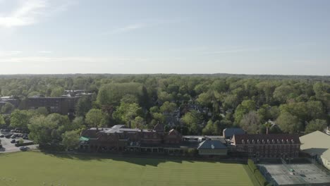 el club de cricket de merion - haverford, pa imágenes de drones