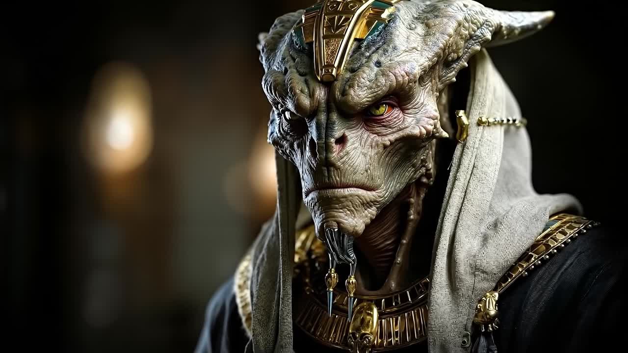 A close up of a person wearing a mask and a hooded robe