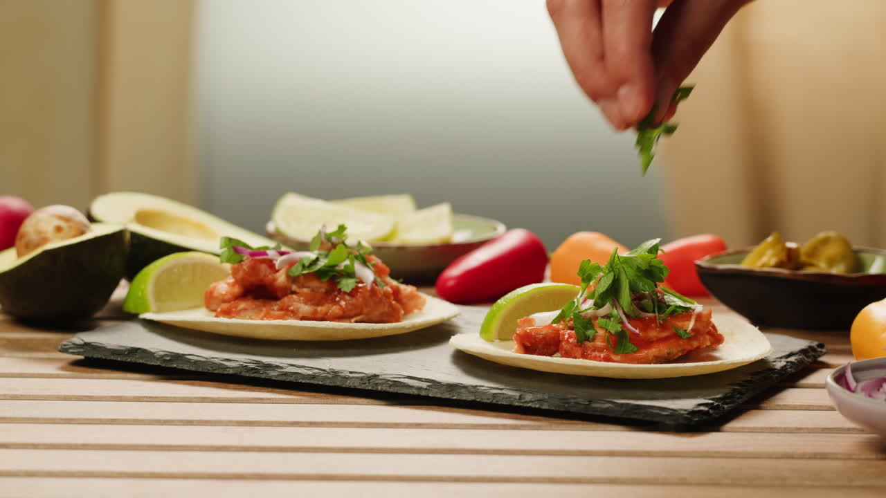 Preparing Delicious Tacos