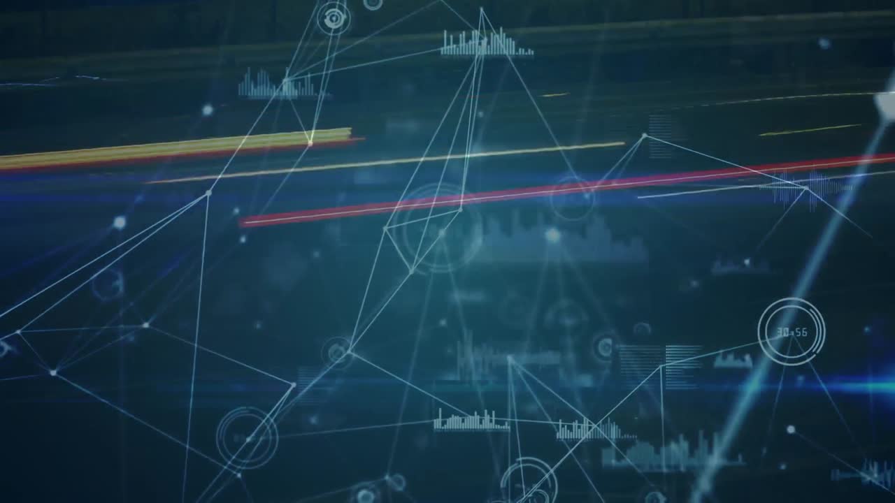 도시 풍경에 대한 통계와 연결된 네트워크의 활성화