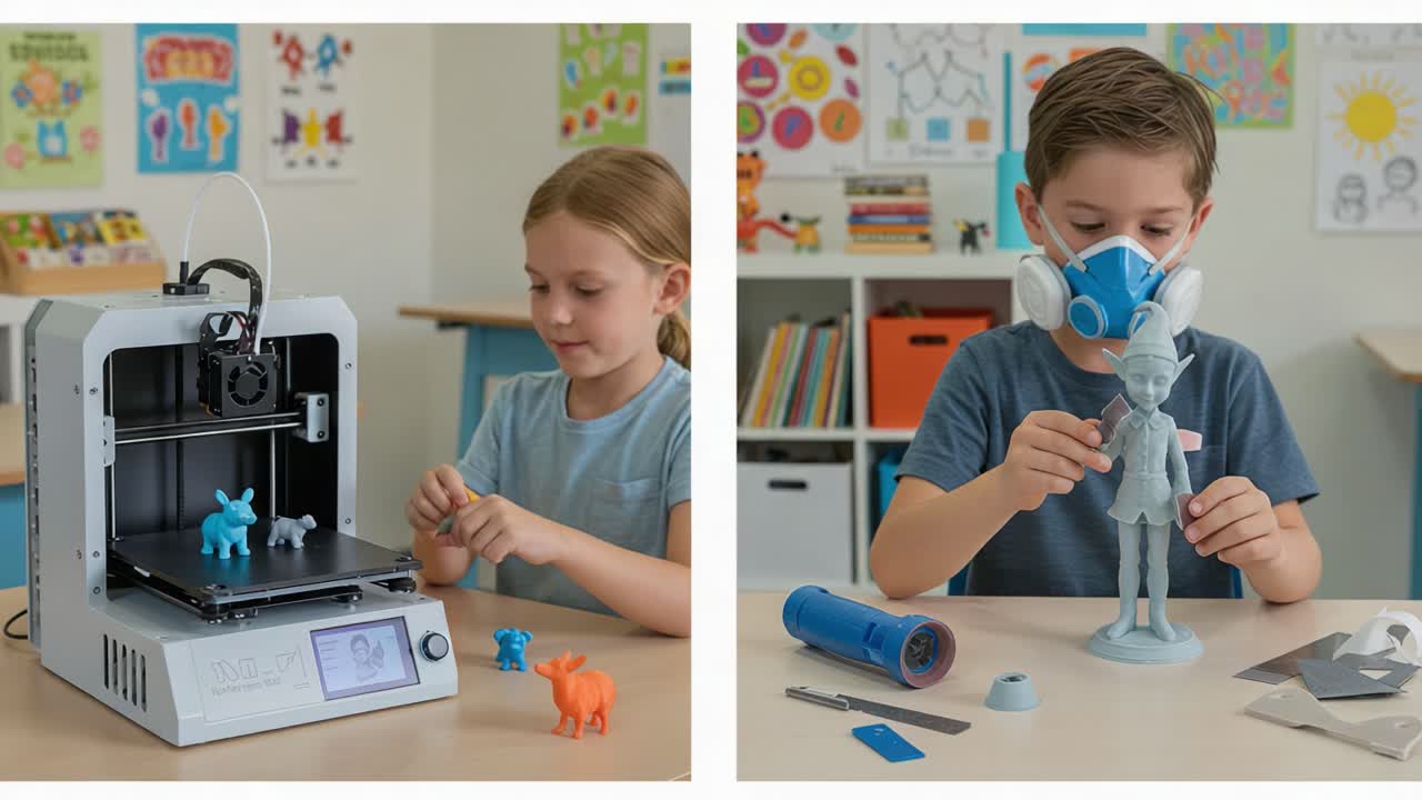 Engaging Creativity with 3D Printing: A Child's Workshop Experience with Innovative Technology for Young Minds and Hands-On Learning