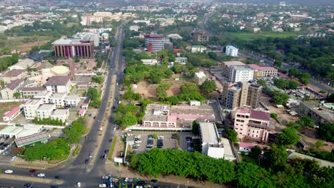 shot of abuja city nigeria