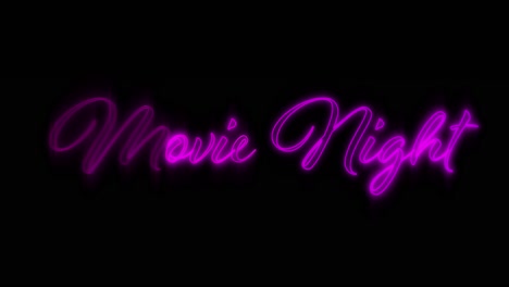 emerging purple movie night neon billboard 4k