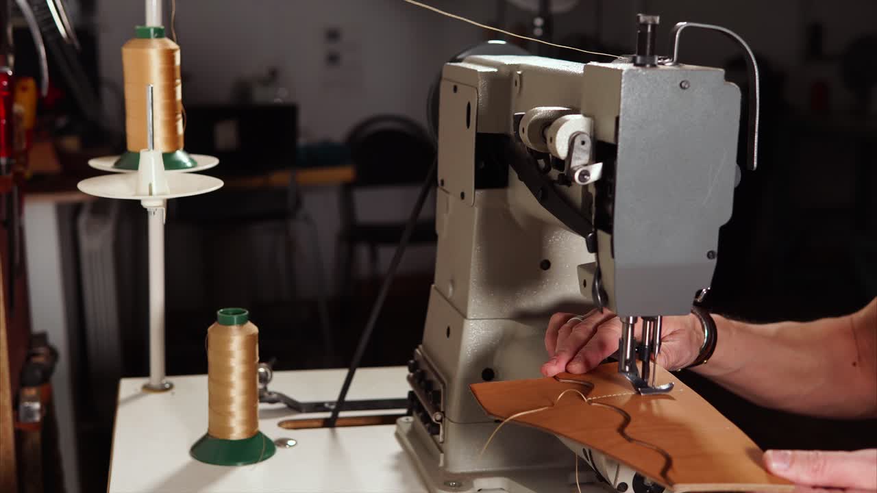 Leather Repair with a Vintage Sewing Machine