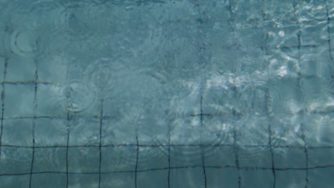 overhead of big swimming pool