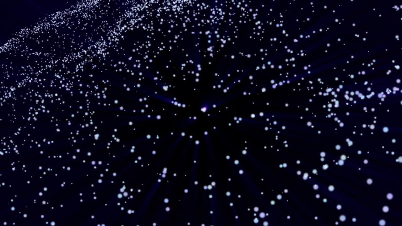 Beautiful Luxury Colourse Particles Moving Seamless with Bokeh Blur. Looped 3d Animation. Animation modern moving star particles