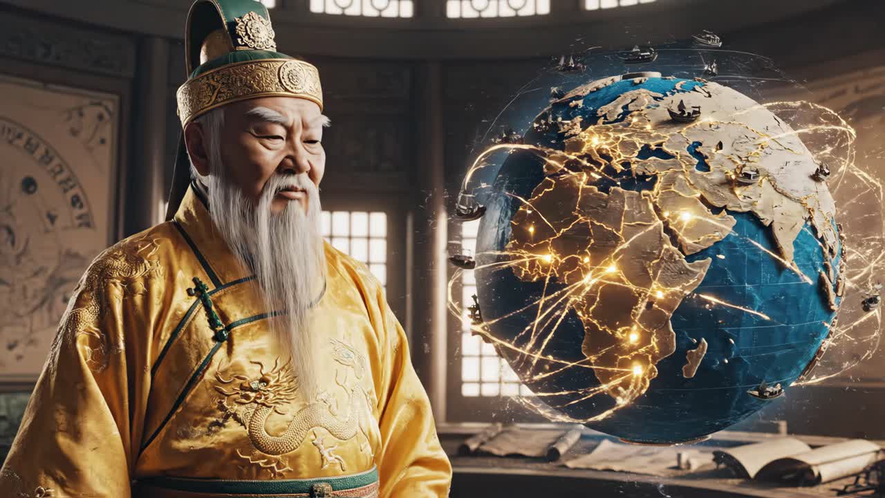 A Chinese Emperor Planning Global Trade