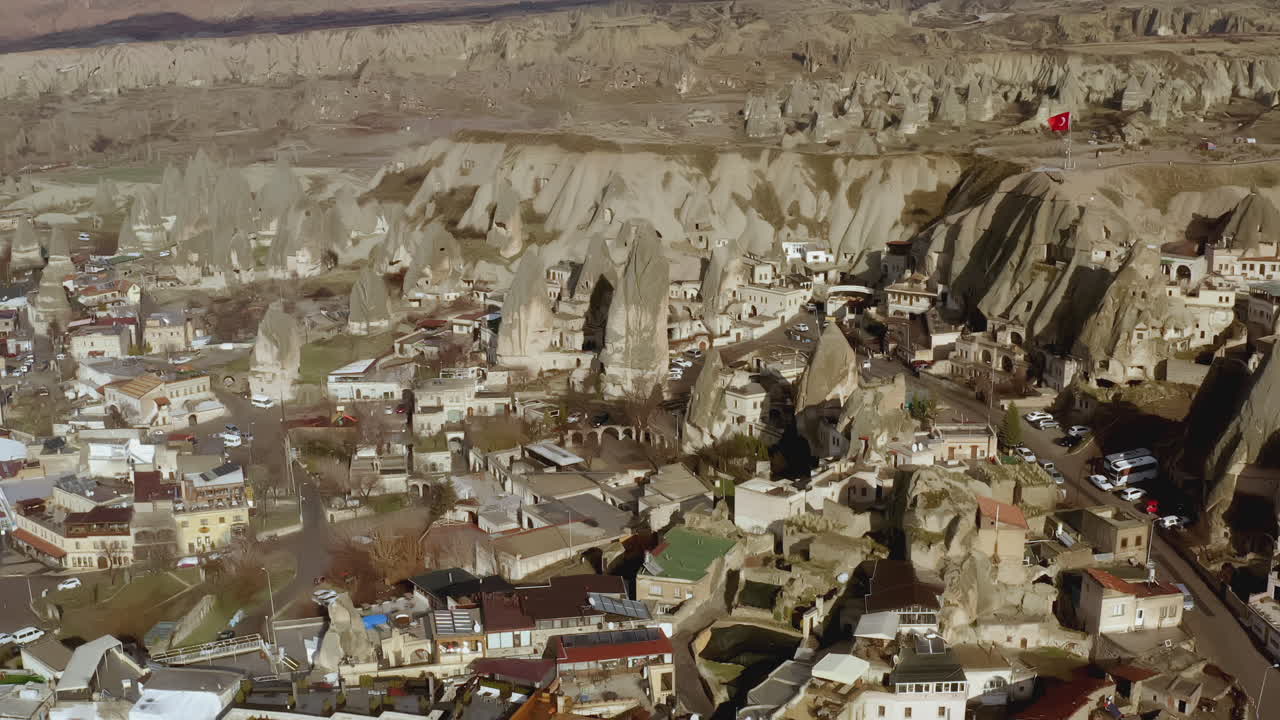 터키 의 카파도키아 의 공중 사진