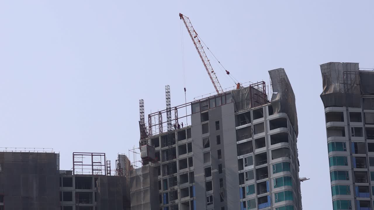 lapso de tiempo de un edificio en construcción