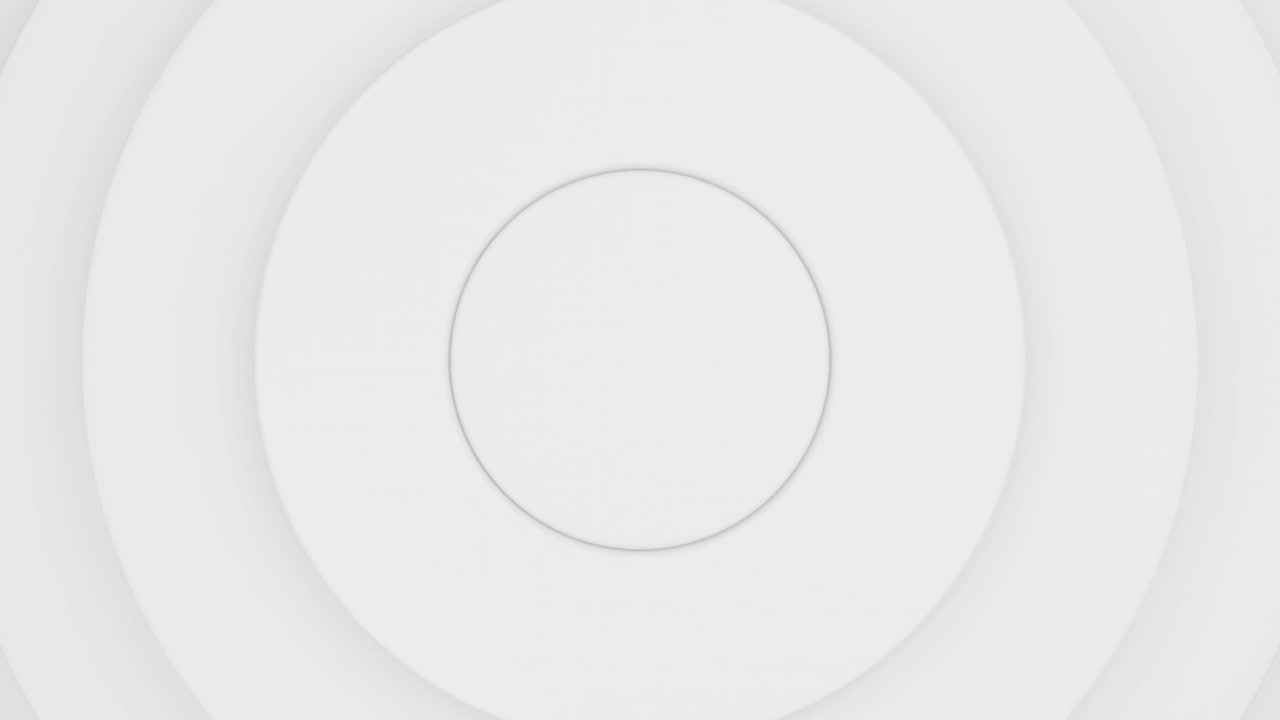 Seamless Loop Abstract Pattern of  White Circles Animation.