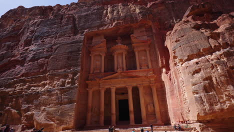 Jordan-Petra-Geht-Durch,-Petra-Enthüllt-Schuss