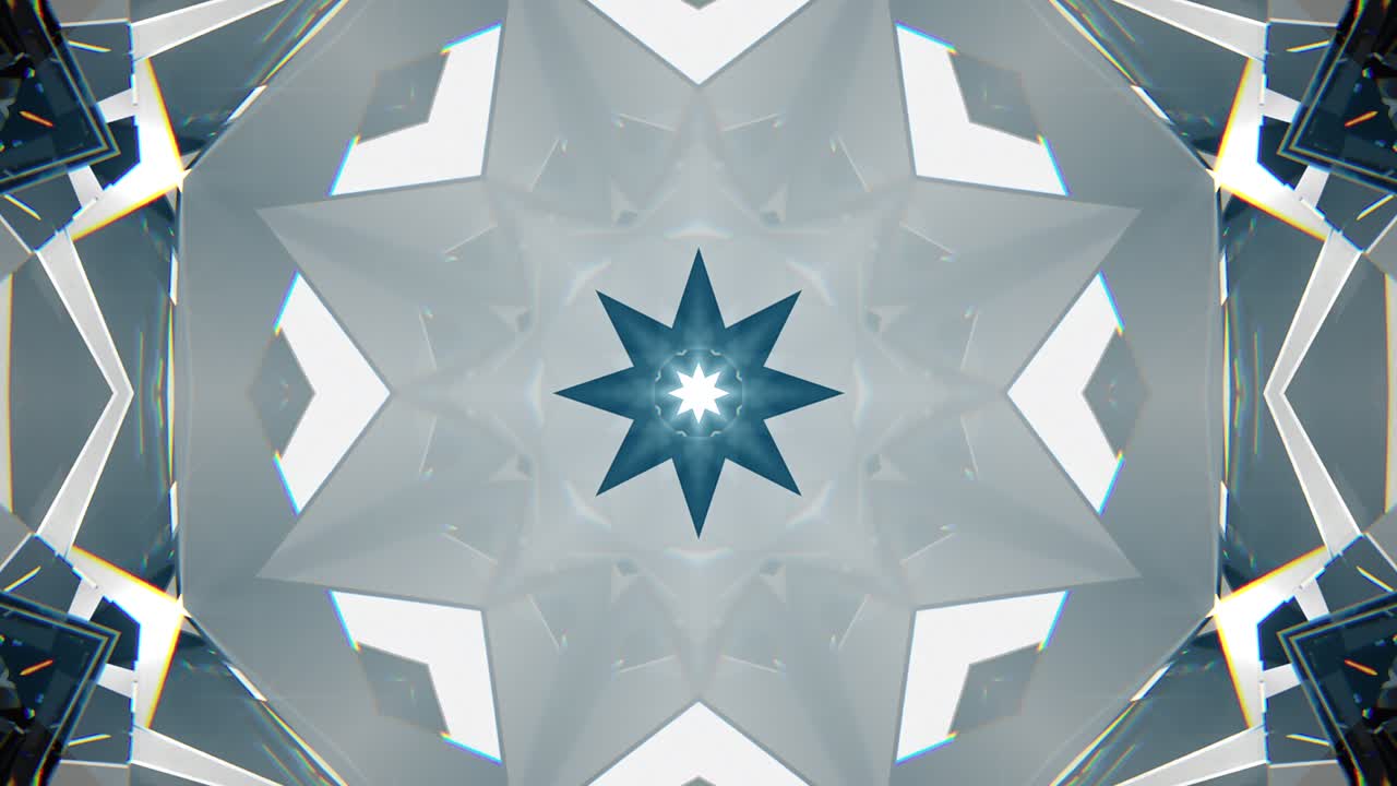 추상적인 기하학 칼레도스코프 패턴