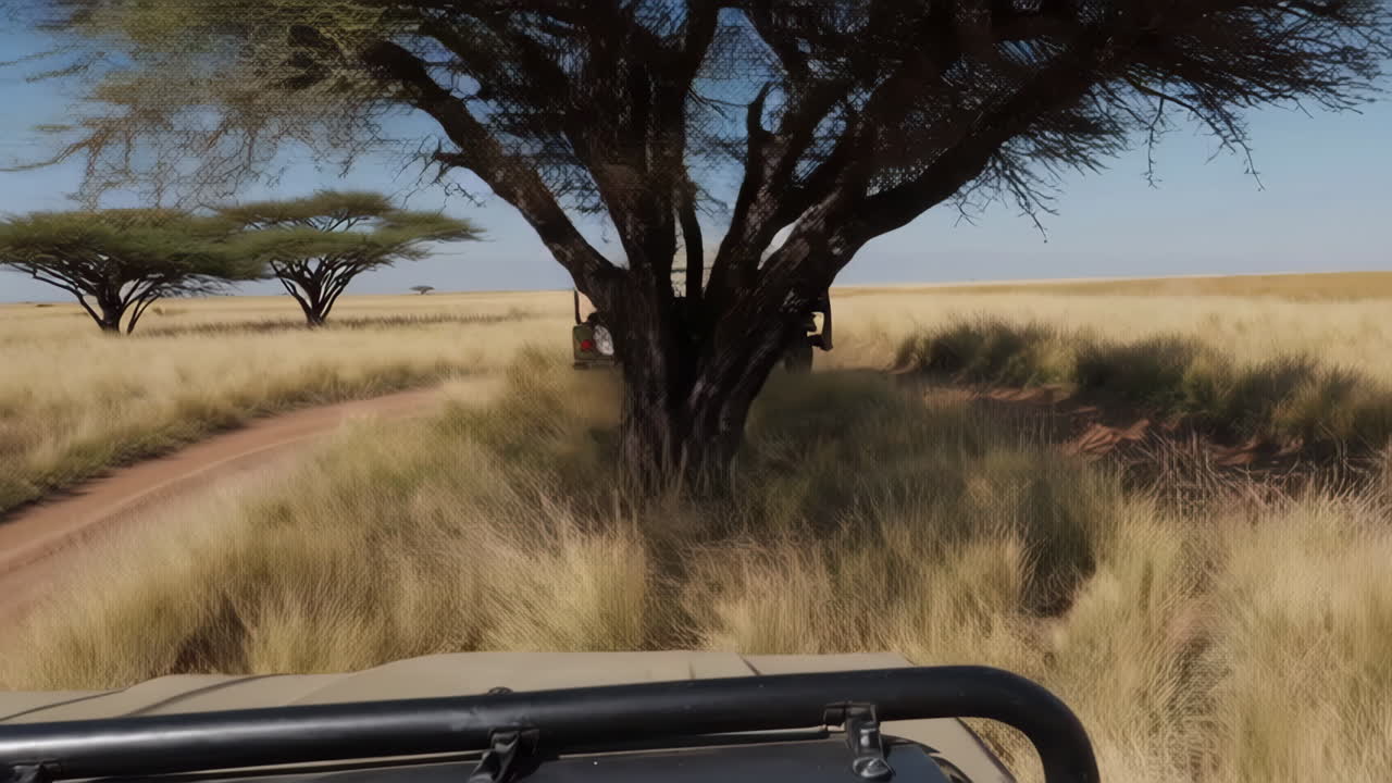 Avventura nel safari della savana africana
