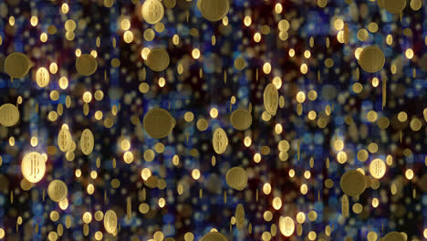 money gold bhat loop tile background falling. this looping texture is also tileable