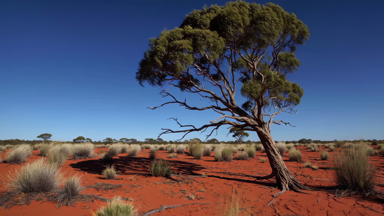 오스트레일리아 아웃백 사막 풍경