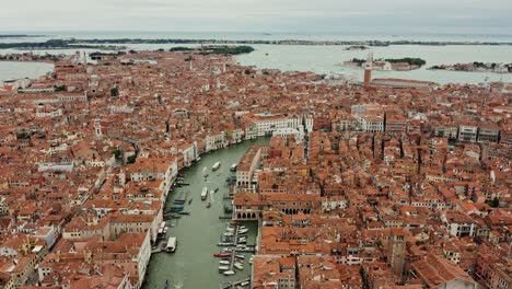 aerial view of venice, italy