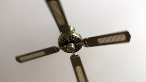 Brass-Ceiling-Fan-starts-spinning