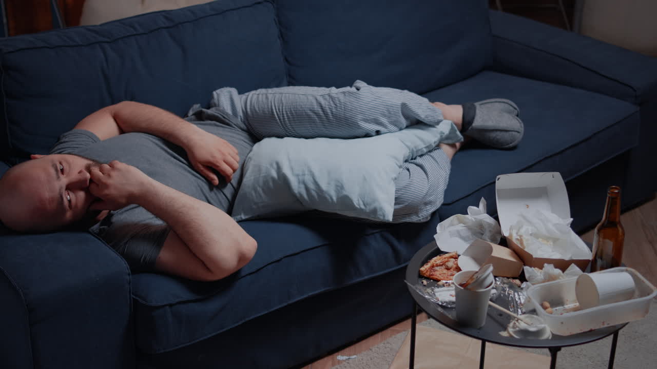 Adult man unable to enjoy life because of major depression