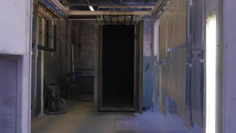 industrial painting booth and processes