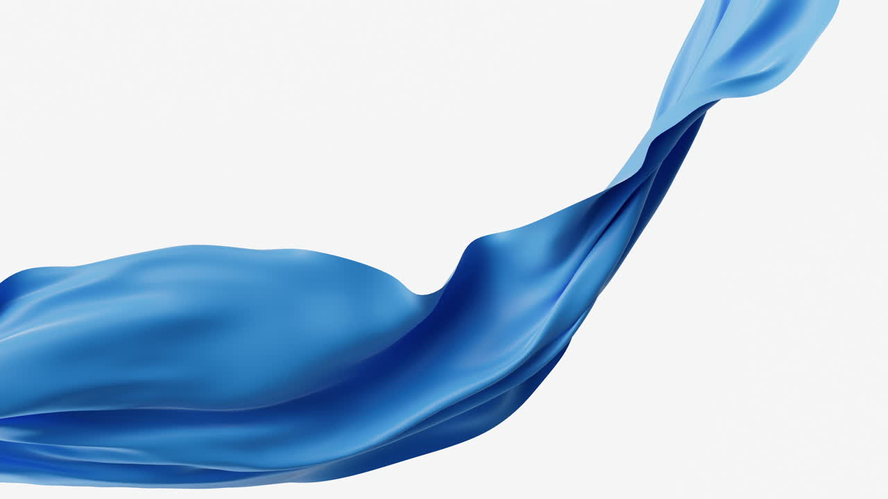 el tejido de la onda que fluye, renderización 3d.