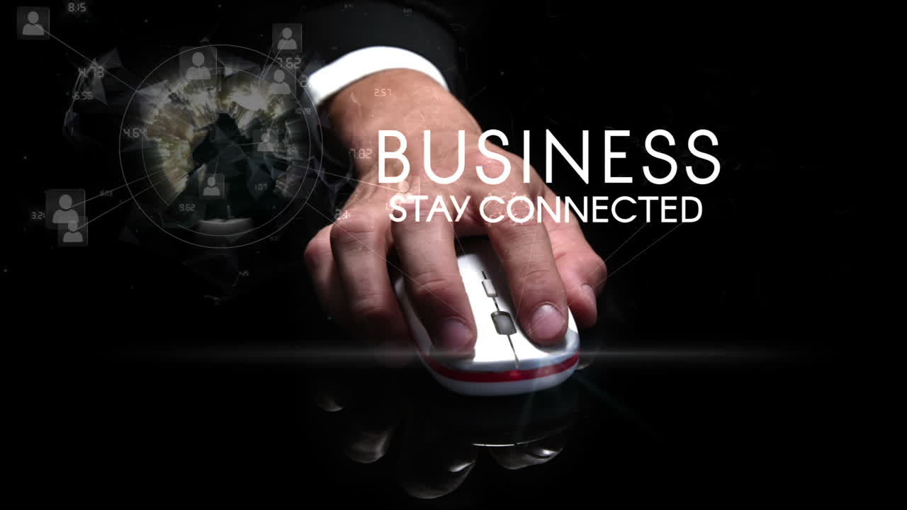 디지털 애니메이션으로 컴퓨터에 손을