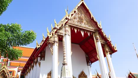 visitors admire the temple's intricate architecture