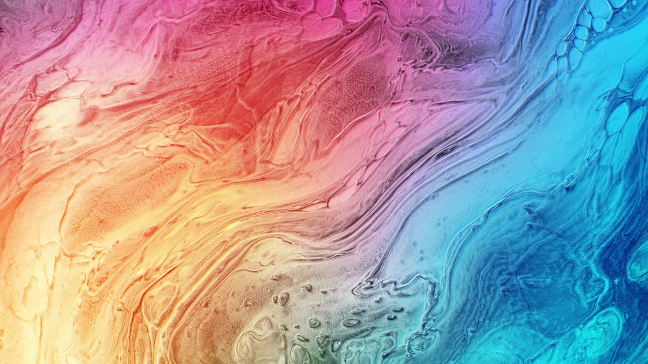 color pintura en cámara lenta colorido de fondo video bucle