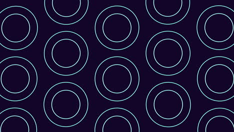 circular pattern of white circles connected by blue lines