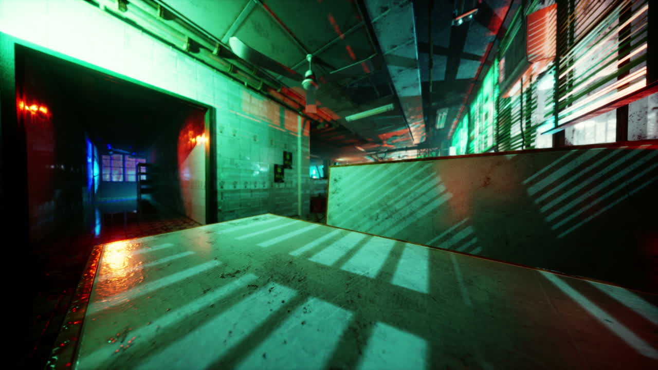 어고 거친 사이버 크 복도