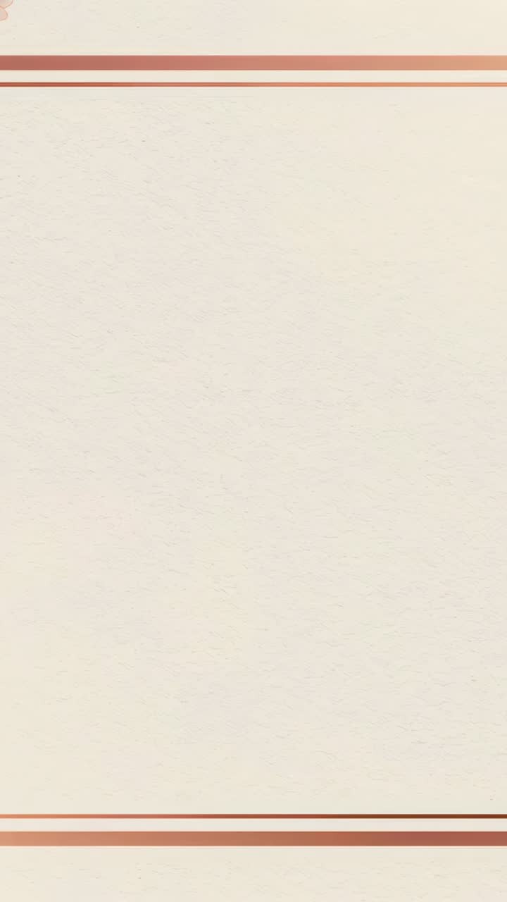 Vertical video: Showing portrait cream sheet shifting stripes from light with mark and gold sweep