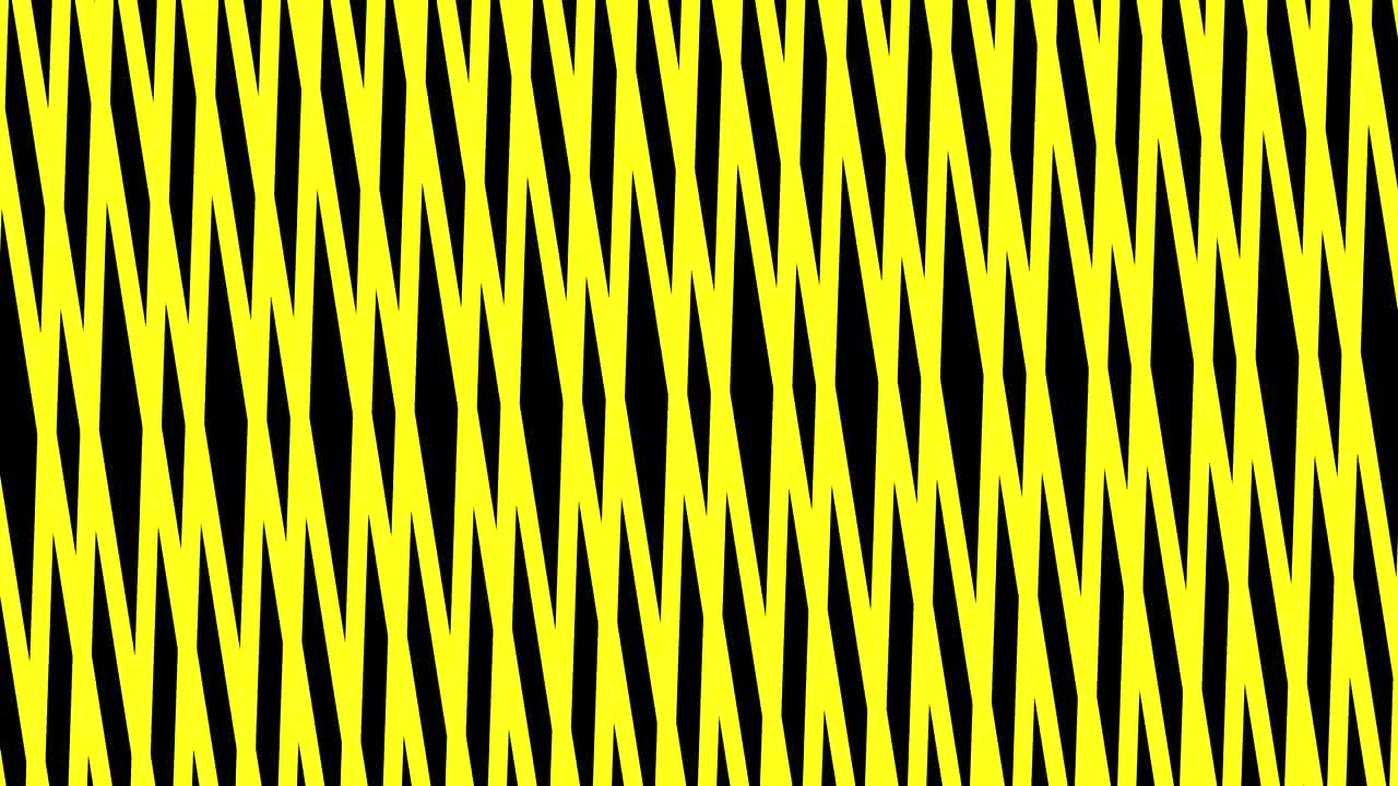 animación compuesta por rayas de colores intersectadas.