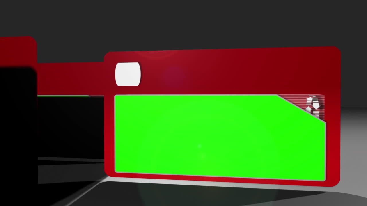 pantallas de teclas de croma en carpetas