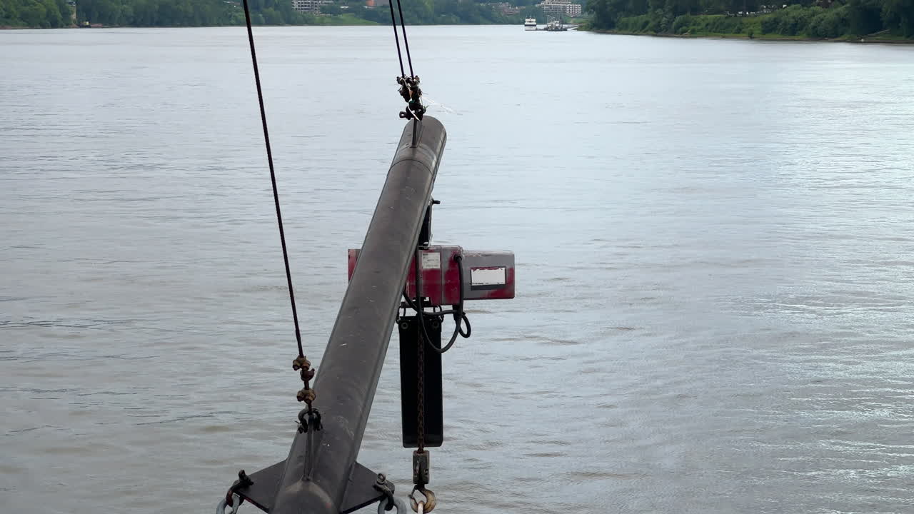 vista desde un crucero en barco fluvial en newport, kentucky, río ohio, estados unidos.