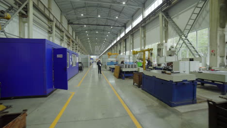 inside a modern manufacturing facility